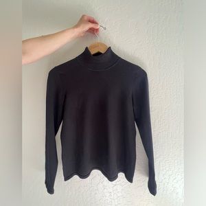 Requirements Black Turtle Neck Long Sleeve